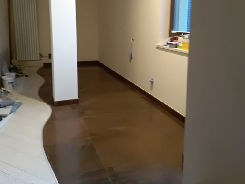 pavimento personalizzato appartamento perugia